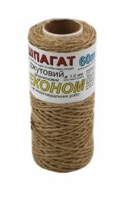 Шпагат джутовий економ 60 м (Радосвіт)