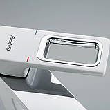 Змішувач для умивальника GAPPO G1017-2, білий/хром, фото 3