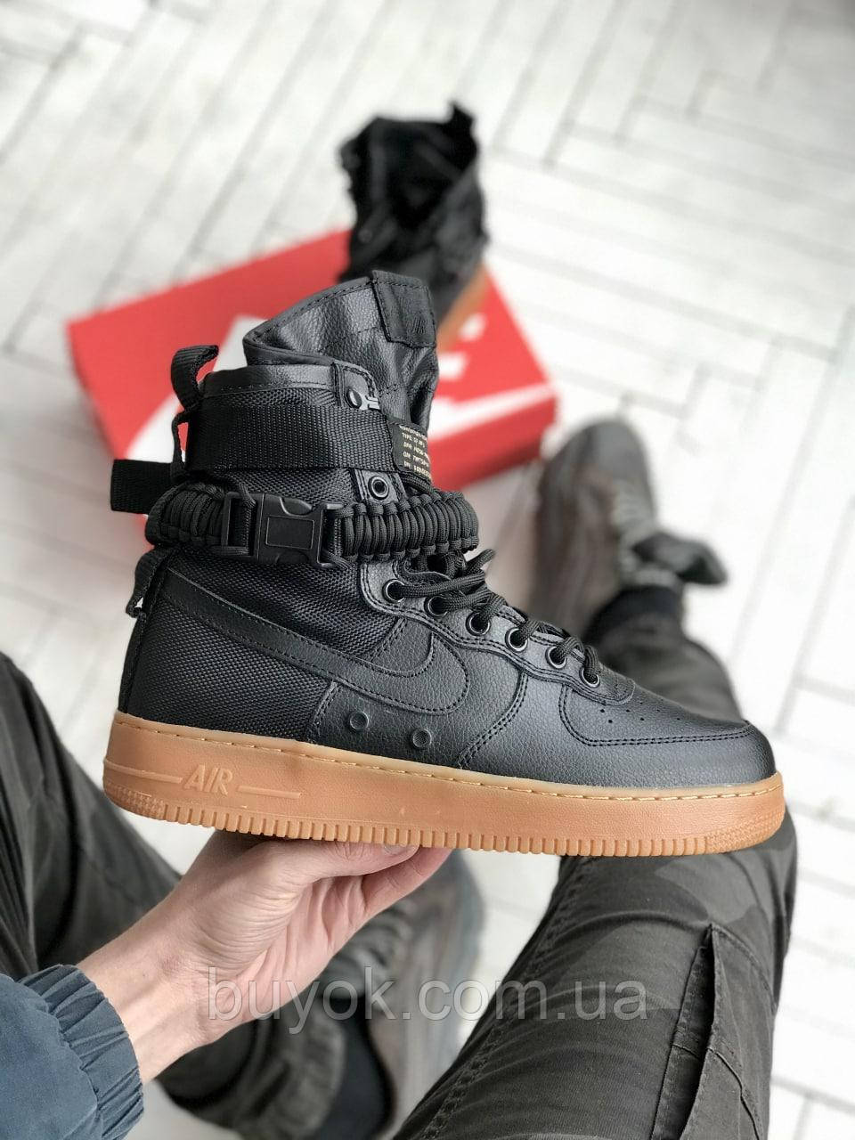 Жіночі кросівки Nike Special Field Air Force 1 Black 859202-009