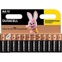 Батарейки щелочные Duracell AA LR6 пальчик 12шт./упаковка