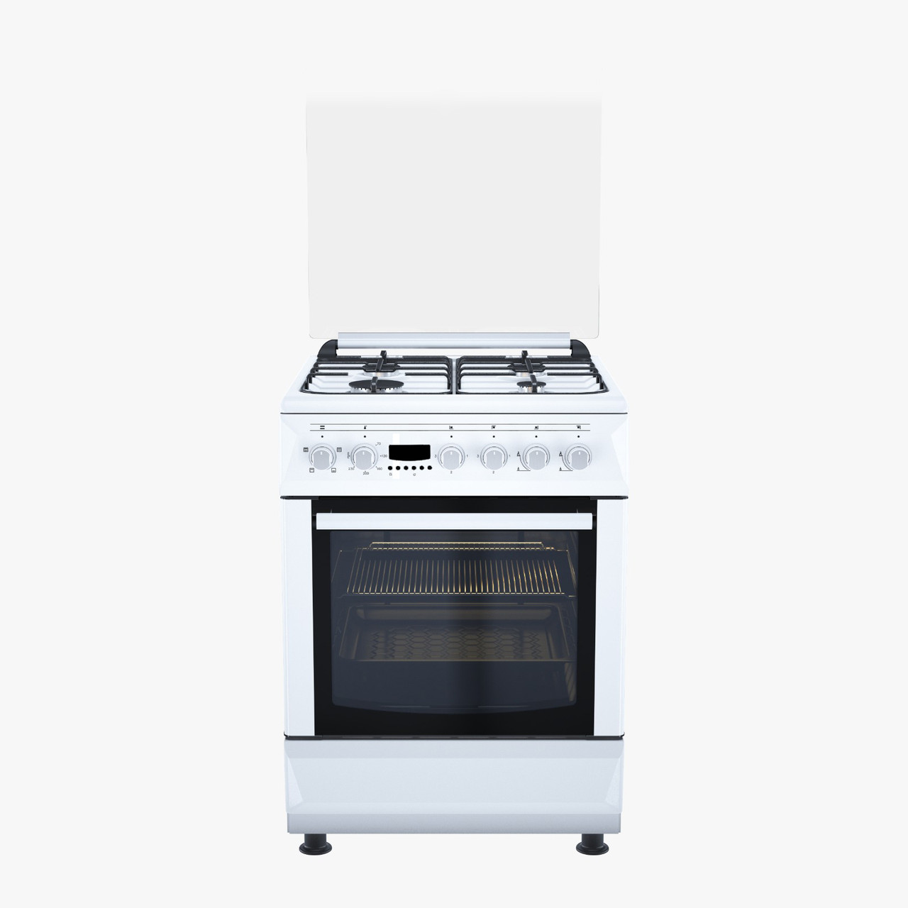 Плита комбінована Borgio GE 640W GCBLDF (cast iron)