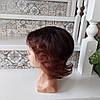 Перука з натурального волосся італійка темно-каштановий мікс THALIA-HL2/33, фото 4