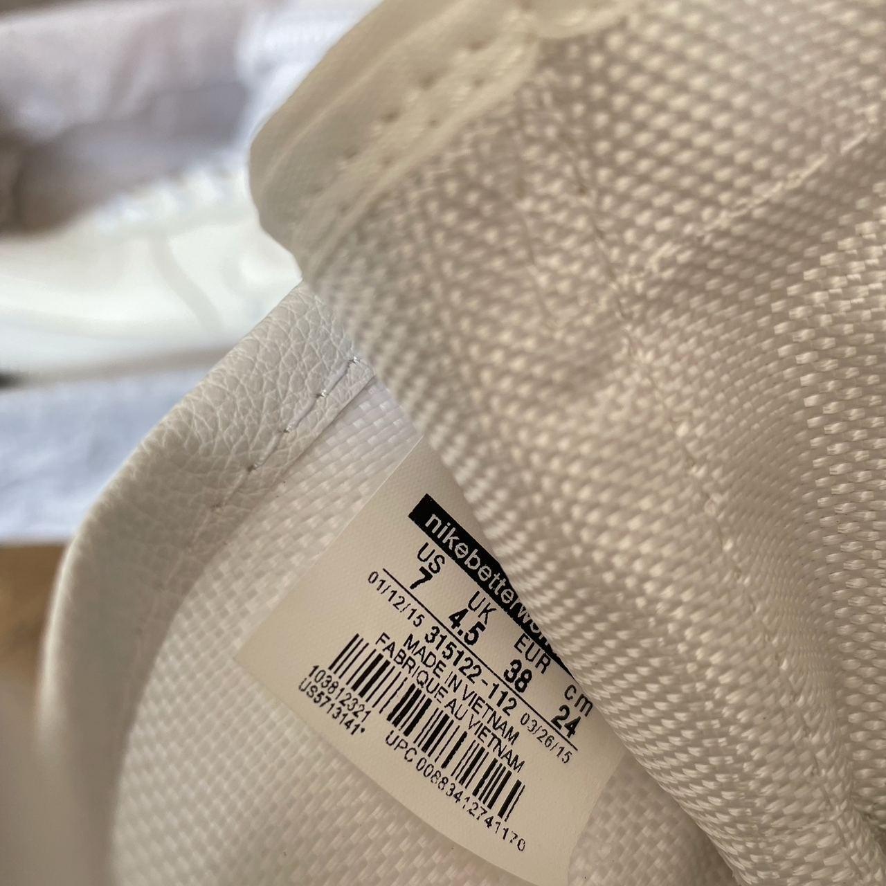 Air force 1 store white size 4.5