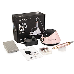 Фрезер для манікюру Bucos Nail Drill X2 Pro Blush Pink 65W/35000 об.