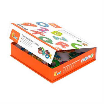 Набір магнітних літер і цифр Viga Toys, 77 шт. (59429), фото 1