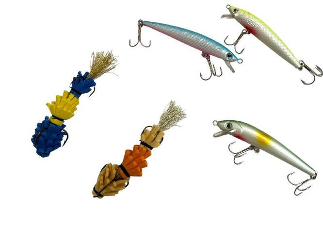Купить НАБОР ВОБЛЕР+МАНДУЛА для ловли хищной рыбы в коробке для ...