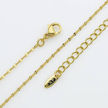 XUPING Ланцюжок Позолота 18к якірне плетіння Довжина 45+5.5см, Ширина 0.15см