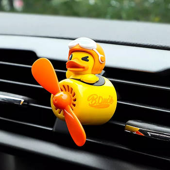 Багаторазовий ароматизатор у машину на решітку пілот качка B.Duck, Ароматизатор у машину pilot ducky B.Duck