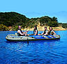 Човен надувний п'ятимісний Intex 68325 Excursion моторно-гребний човен із пВХ для риболовлі та туризму з веслами та насосом, фото 5