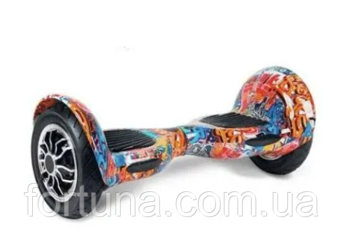 Гіроборд Smart Balance Wheel 10 Premium New Помаранчевий графіті, фото 1