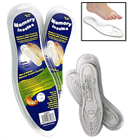 Стельки для обуви с эффектом "памяти" Memory Foam Insoles