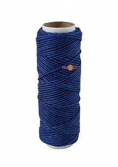 Шпагат лляний полірований 3,5/3 синій 35м/бобіна (Радосвіт)
