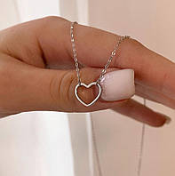 Срібне Кольє Сердечко