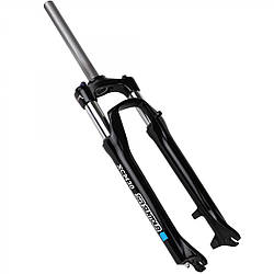 Вилка 26" б/різб. 1-1/8" AL AM hydraulic lock out шток-260мм ход-100мм під диск.торм. SUNTOUR XCM30-HLO-DS чорний