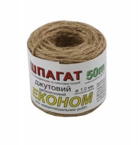 Шпагат джутовий 850текс, 50 м (Радосвіт)