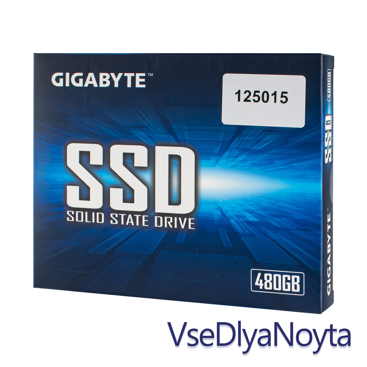 Жорсткий диск 2.5" SSD 480Gb Gigabyte, GP-GSTFS31480GNTD, TLC, SATA-III 6Gb/s, зап/шт. - 480/550 мб/с