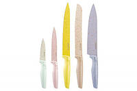 Набір ножів Ardesto Fresh 5 пр., неіржавка сталь, пластик AR2105FR (код 1424733)