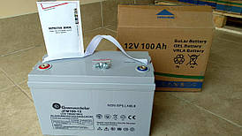 Акумулятор гелевий 12V Greensun 100Ah GEL ДБЖ