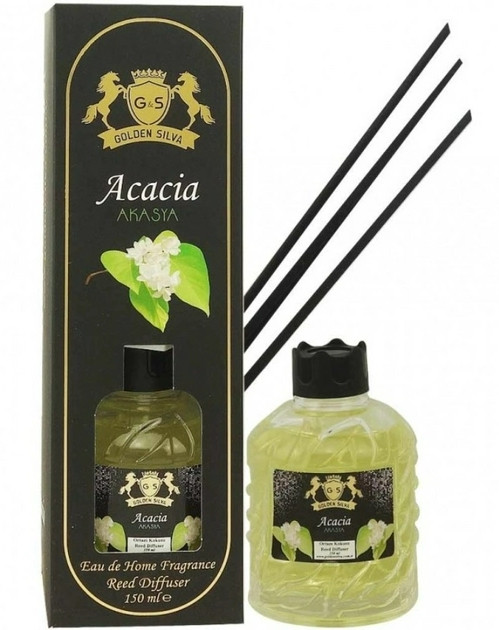 Аромодифузор для дому Акація Golden Silva Reed Diffuser, 150 ml