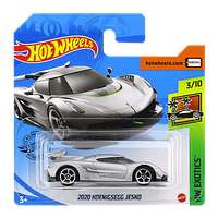 Машинка Базовая Hot Wheels 2020 Koenigsegg Jesko Exotics 1:64 GHB39 Silver 1шт