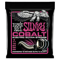 Струны для электрогитары гитары Ernie Ball Slinky COBALT 09-42