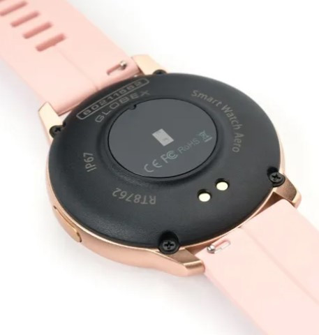 Смарт рокуник Globex Smart Watch Aero Gold Pink, фото 4