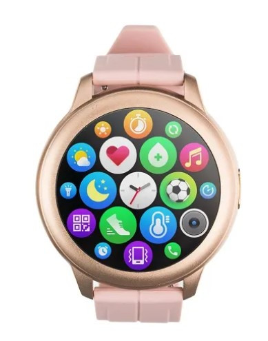 Смарт рокуник Globex Smart Watch Aero Gold Pink, фото 2