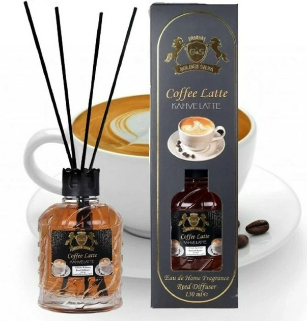 Аромадіффузор для будинку Кава Латте
Golden Silva Reed Diffuser, 150 ml