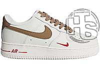Женские кроссовки Nike Air Force 1 Low 07 Essential Mocco White Brown ALL05581