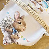 Полотенце пасхальное Кролик с подарками 35x60 см