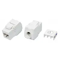 Модульный разъем OK-Net Кат.5e UTP White (180, toolless)