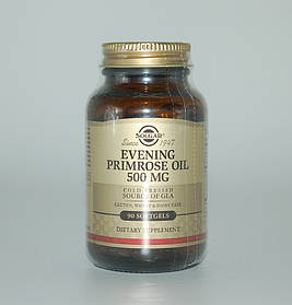 Масло вечірньої примули, Evening Primrose Oil, Solgar, 500 мг, 90 капсул