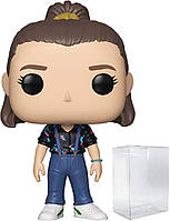 POP Stranger Things - Eleven with Suspenders Vinyl Figure Funko (в комплекте с совместимым защитным чехло