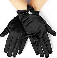 #2 Black Жіночі весільні рукавички Acenail Pearl Білі мереживні рукавички Короткі атласні весільні рукави