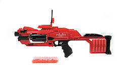 Автомат 7005R з м'якими кулями (типу NERF) на батарейках, 20 патронів