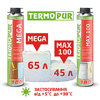 Монтажная пена, 65 л.(пистолетна), TERMOPUR MEGA 840 ML