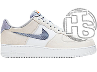 Женские кроссовки Nike Air Force 1 Low Pure Platinum Indigo Fog Grey CK4383-001