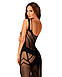 Напівпрозора сукня міді Obsessive D609 dress S/M/L, black, фото 3