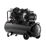 Компресор STORM INTERTOOL PT-0014, 100 л, 3 кВт, 220 В, 10 атм, 500 л/хв, 2 циліндри, фото 3