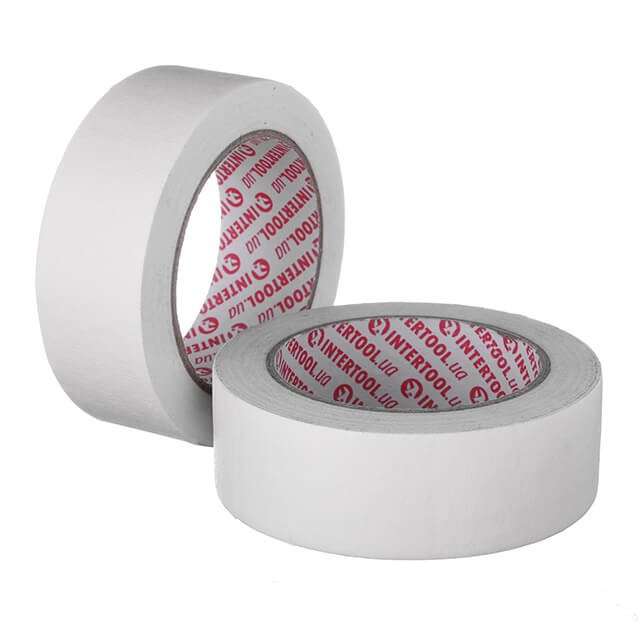 Стрічка малярська 38мм, 40м, біла INTERTOOL DM-3841 mst mst, фото 1