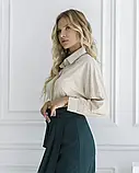 Сорочка жіноча бежева, фото 3