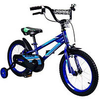 Велосипед дитячий 2-х коліс.12'' 211207 (1 шт) Like2bike Rider, синій, рама сталь, зі дзвінком, руч.гальмо,