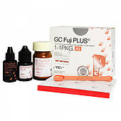 FUJI PLUS, посилений склоіономерний цемент, 15 г + 7 мл + кондиціонер 6.5 мл