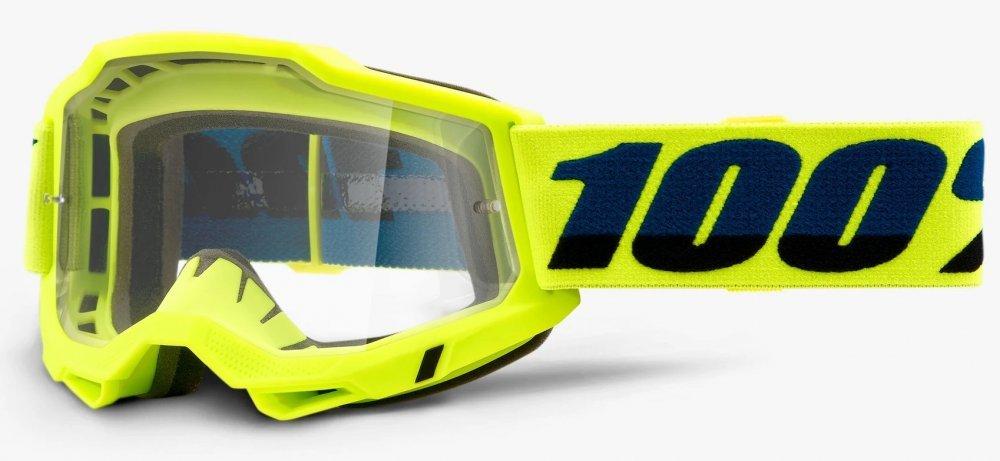 Маска кросова 100% Accuri 2 OTG Goggle Fluo Yellow - Clear Lens