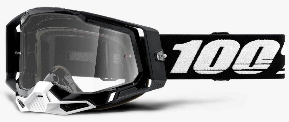 Маска кросова 100% RACECRAFT 2 Goggle Black - Clear Lens Clear Lens