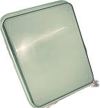 Лоток для фруктів і посуду 310 × 240 × 35 мм з піддоном бірюзовий, фото 3