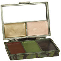 Грим для обличчя, маскування 5 кольорів, різнобарв, фарба, Mil-Tec Німеччина