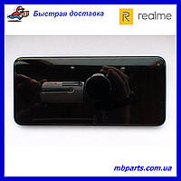 Дисплей с сенсором Oppo Realme 8i / Narzo 50 Black (4908405) сервисный оригинал в сборе с рамкой!