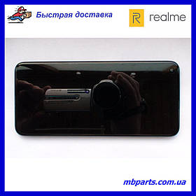 Дисплей із сенсором Oppo Realme 8i/Narzo 50 Black (4908405) сервісний оригінал у зборі з рамкою!