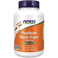 Psyllium Husk 500 mg NOW, 200 капсул